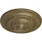 Ekena Millwork Classic Ceiling Medallion (Fits Canopies up to 4 1/8"), 13 1/4"OD x 1/2"P, Mississippi Mud Crackle CM13CLMMC - alternate 4